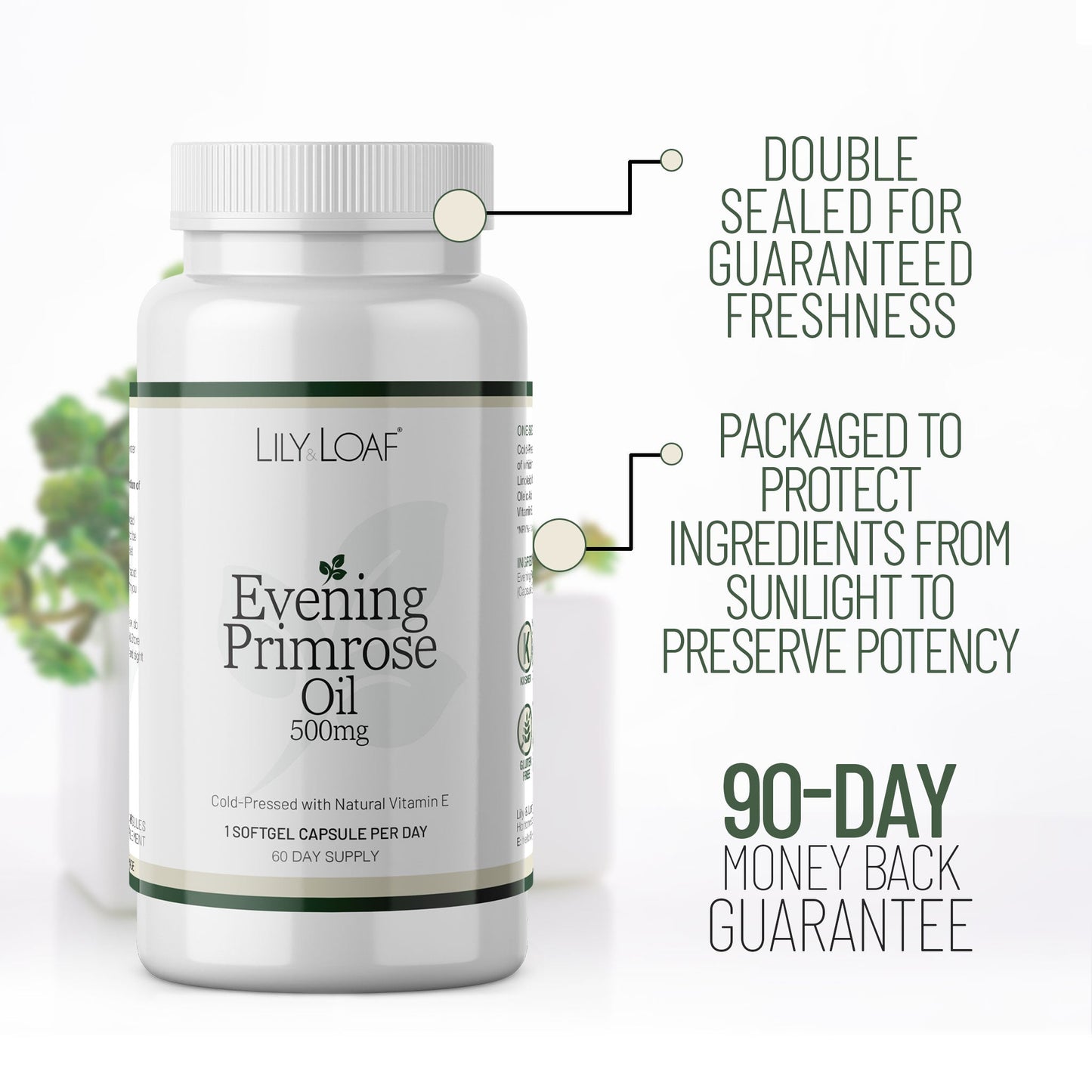 Evening Primrose Oil 500mg with Natural Vitamin E