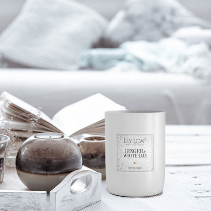 Ginger & White Lily Soy Wax Candle