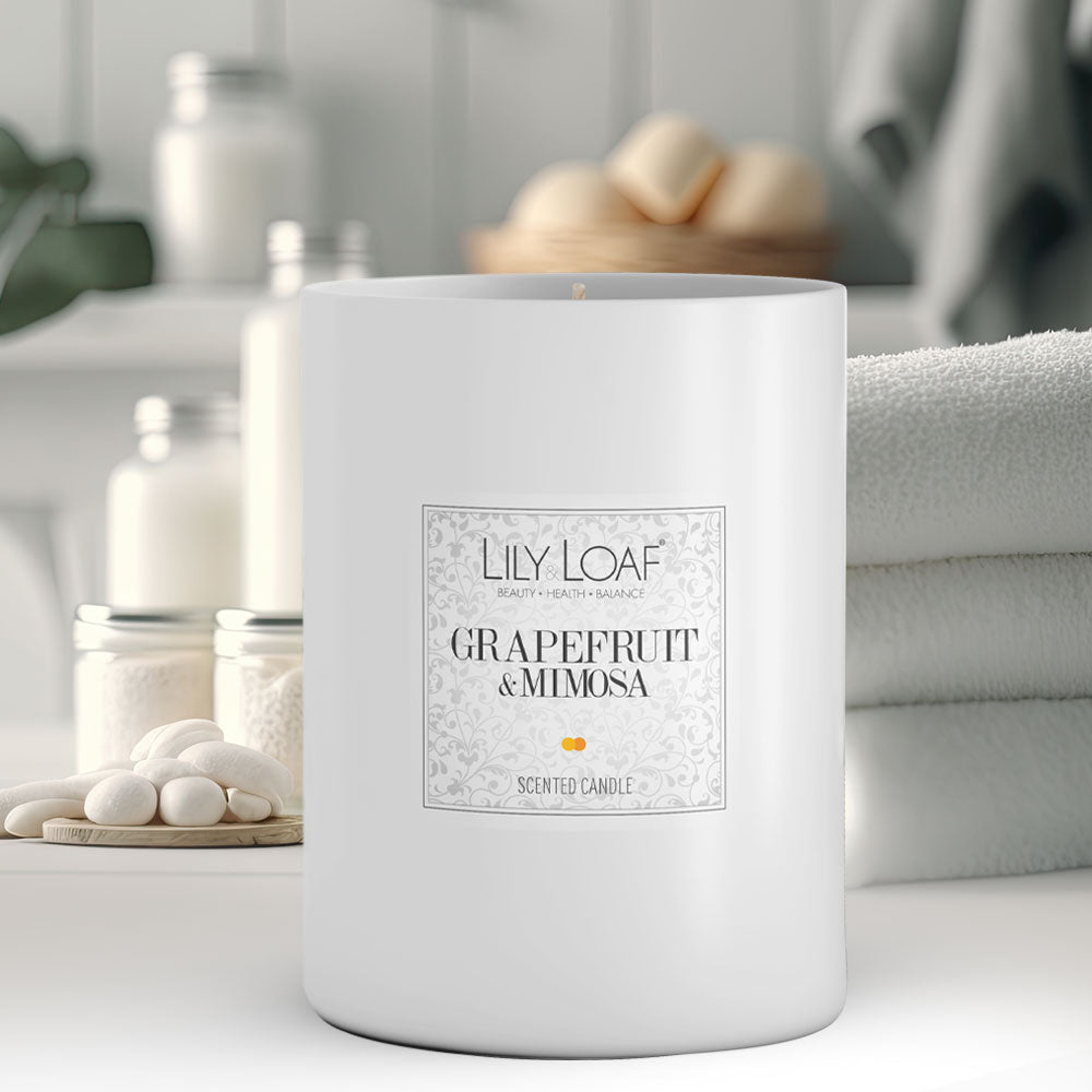 Grapefruit & Mimosa Soy Wax Candle