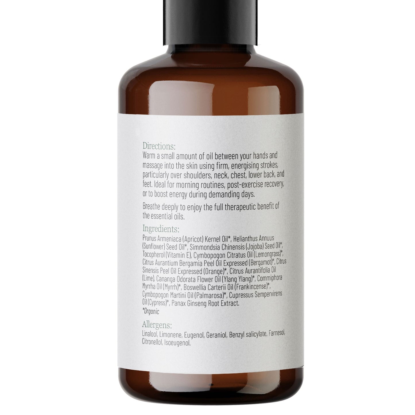 Energy Massage Oil