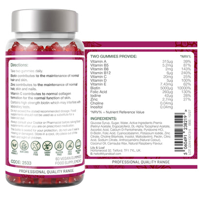 Hair, Skin & Nail Gummies
