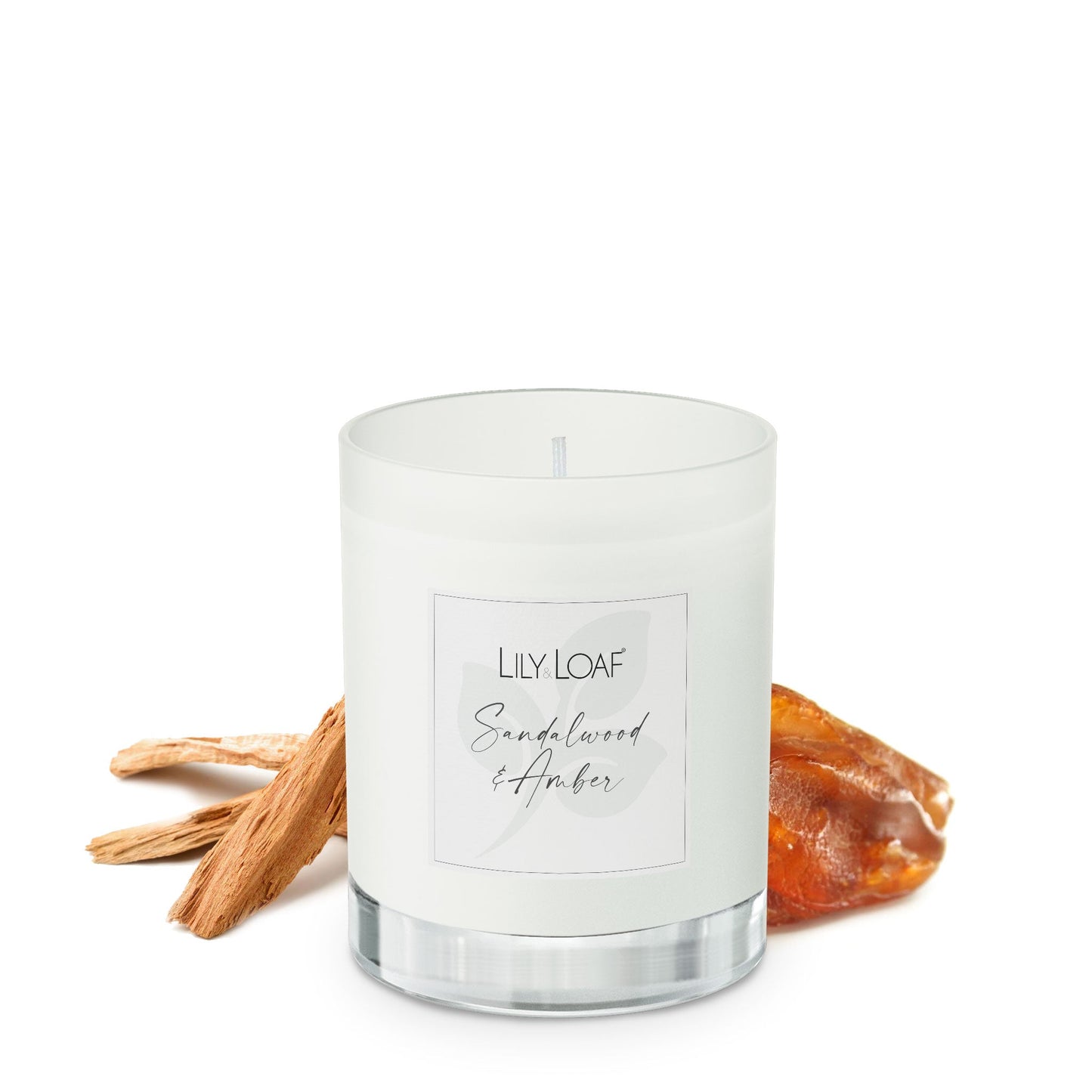 Sandalwood & Amber Soy Wax Candle