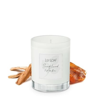 Sandalwood & Amber Soy Wax Candle