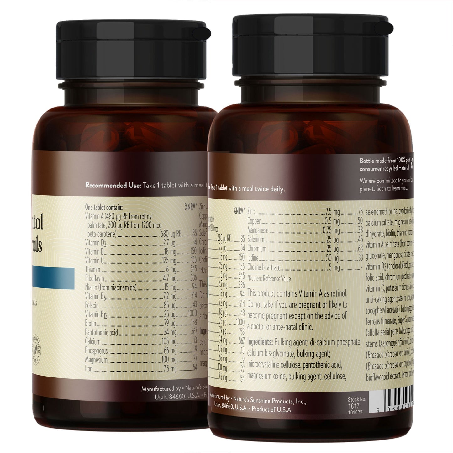 Super Supplemental Vitamins & Minerals