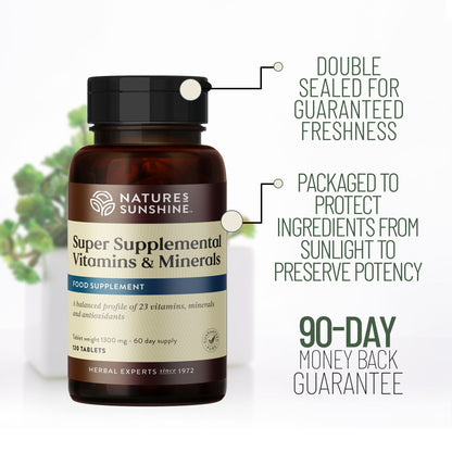 Super Supplemental Vitamins & Minerals
