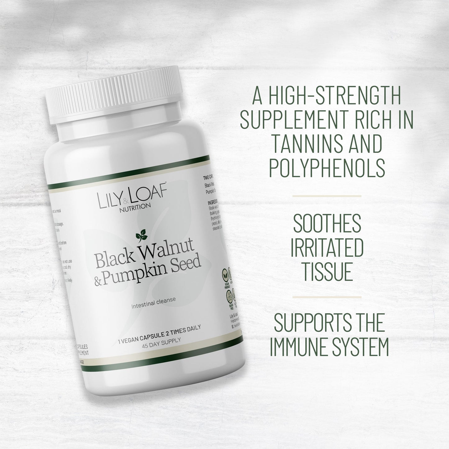 Black Walnut & Pumpkin Seed Intestinal Cleanse