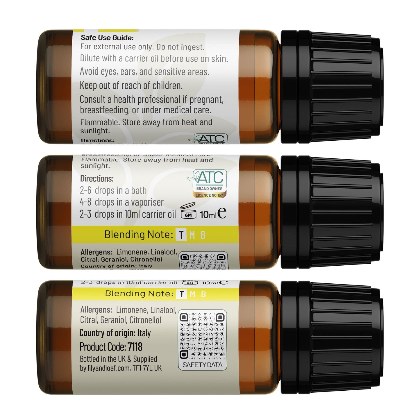 Lemon Organic Essential Oil