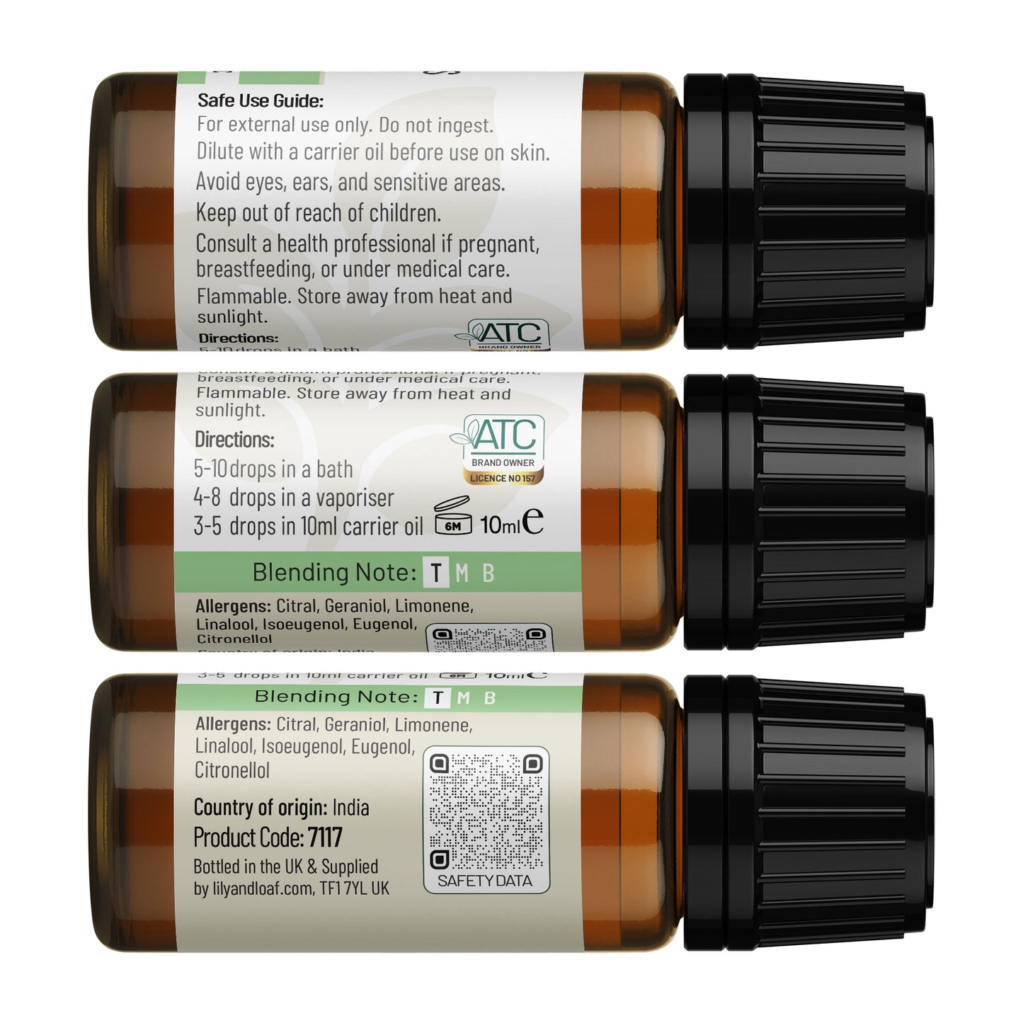 Lemongrass Organic Essential Oil