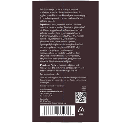 Tei Fu® Massage Lotion
