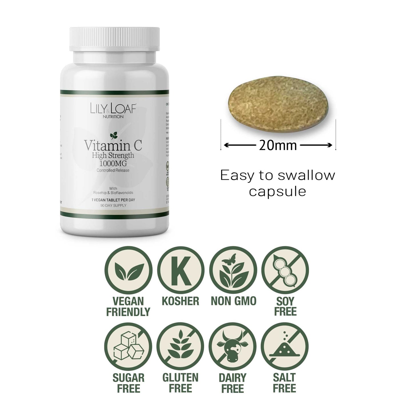 Vitamin C High Strength 1,000mg Controlled Release